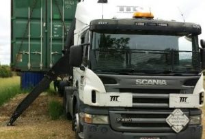Container heading off to help some more children in need.