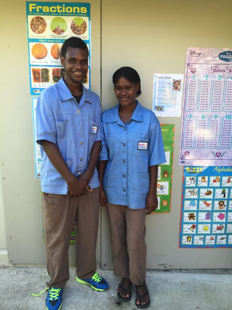 Goodwill youth cadet trainees volunteers Sera & Sam