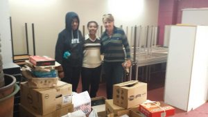 Goodwill teachers sending secondhand school items.